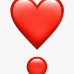 Heart exclamation mark