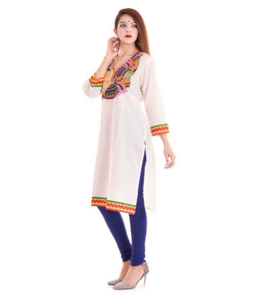 Rajasthani Cotton Kurti with Jeans and Plazo - नवरात्रि गरबा ड्रेसेस
