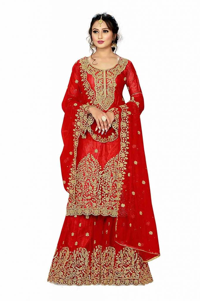 Shrara Dress on Karva Chauth - करवा चौथ ड्रेस