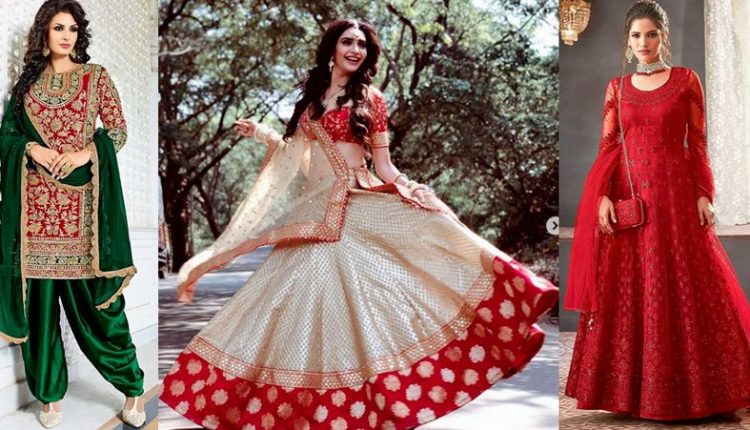 करवा चौथ ड्रेस