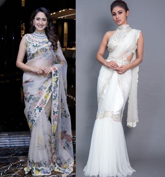 White Color Clothes for 5th Day Navratri Pooja