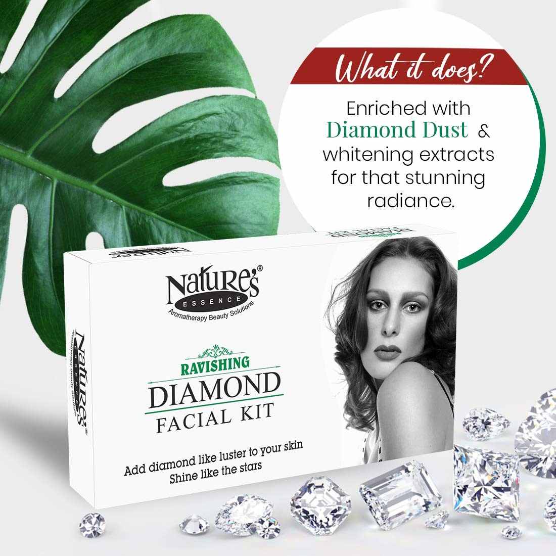 नैचर्स एसेंस डायमंड फेशियल किट