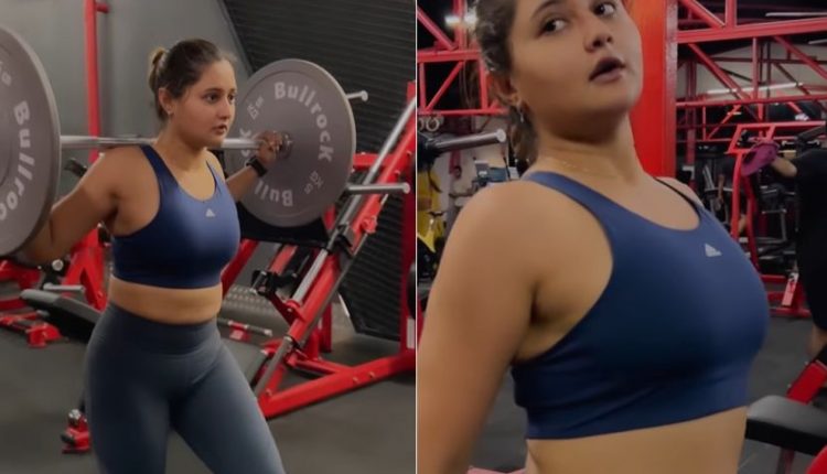 रश्मि देसाई ने स्वीकार किया फिटनेस चैलेंज - देखें वायरल वीडियो