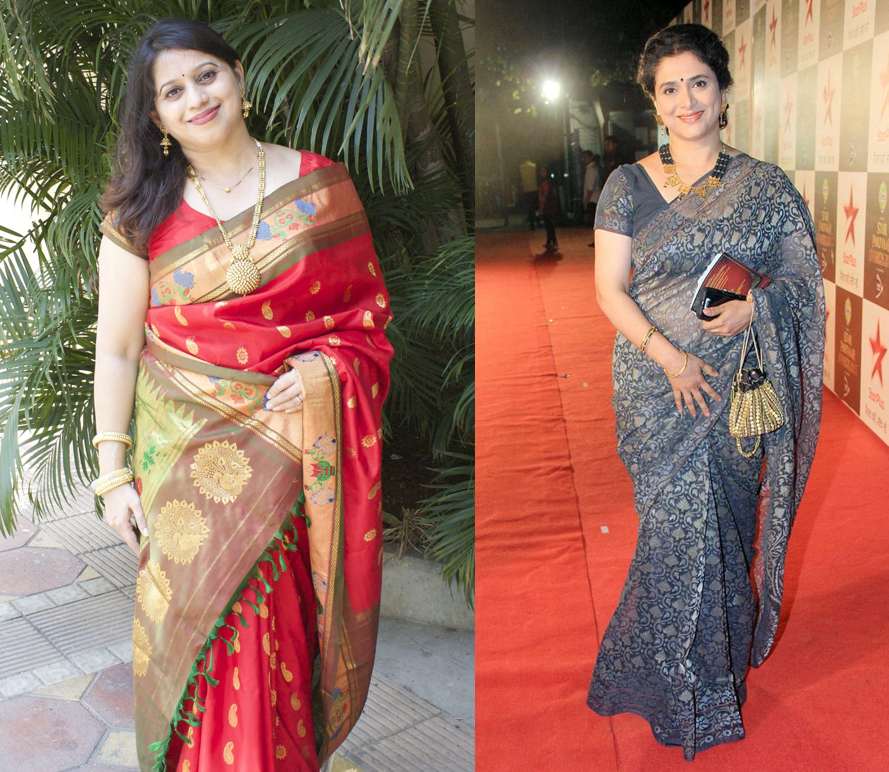 साड़ी में लगेंगी कमाल - 50 से अधिक उम्र की महिलाओं