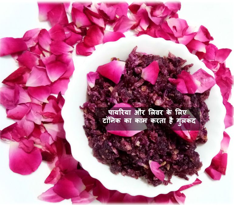 पायरिया और लिवर के लिए टॉनिक का काम करता है गुलकंद - गुलकंद खाने के फायदे 