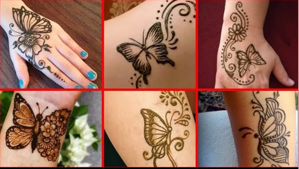 N अक्षर से बनाएं पूरे नाम का मेहंदी डिजाइन (Full hand mehndi design with letter N)