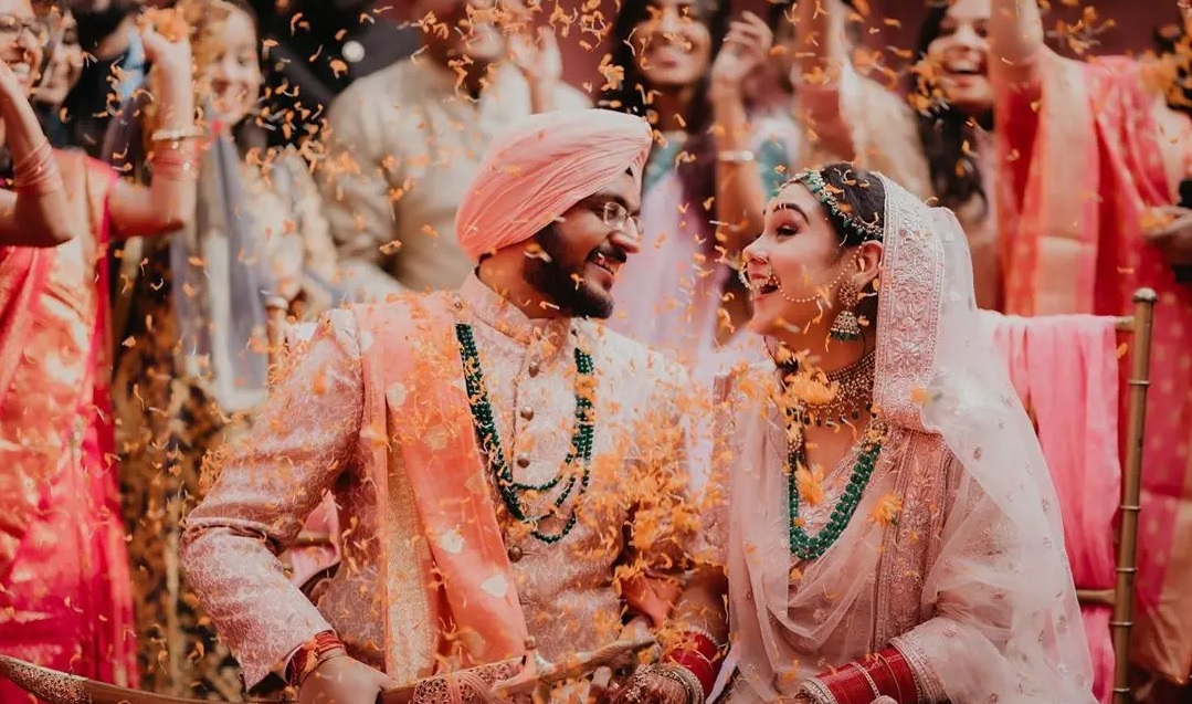 पंजाबी शादी में सांत की रस्म