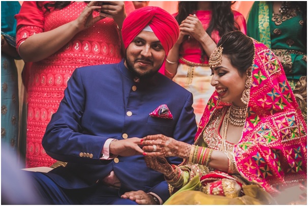 पंजाबी शादी में इंगेजमेंट की रस्म