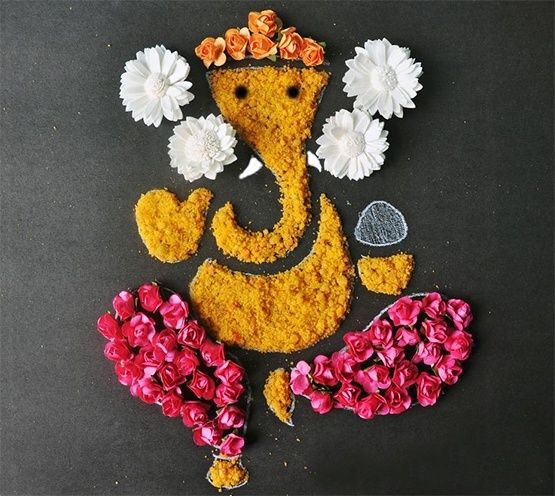 Ganesh Chaturthi 2023 Rangoli Design