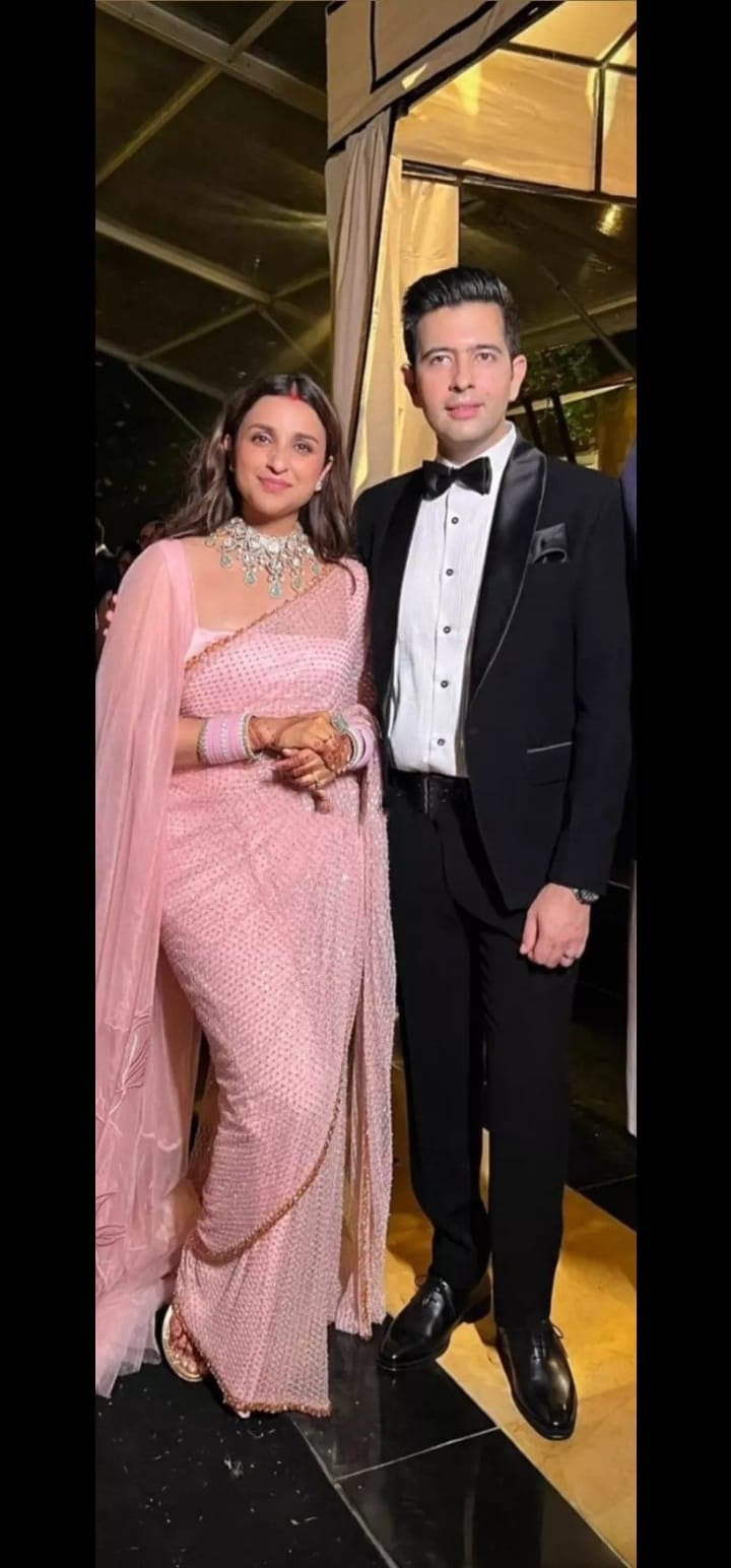 first pic of parineeti chopra and raghav chadha after wedding
