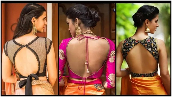 डबल डोरी ब्लाउज डिजाइन फॉर नवरात्रि