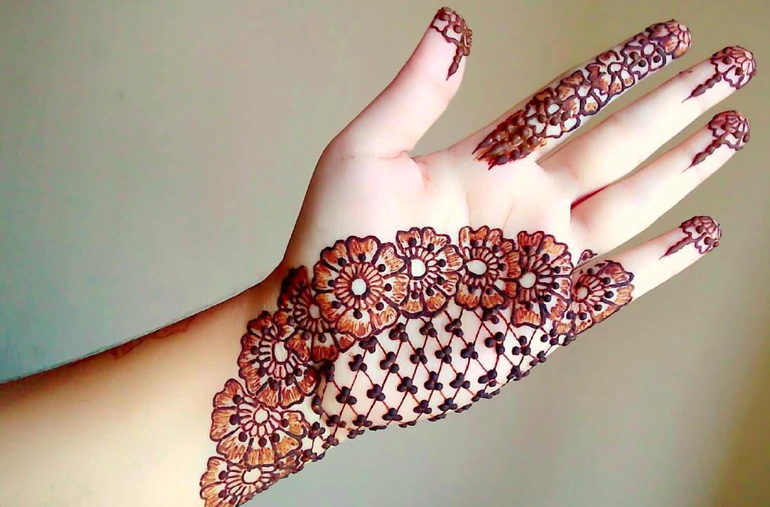 Arabic Front Hand Mehndi Design