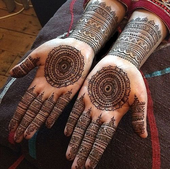 Bangle Style Mehndi Design