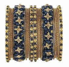Bangles made of Gemstones or Swarovski Crystals for Karwa Chauth