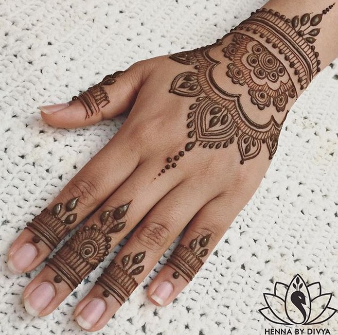 Boho Chic Mehndi Designs