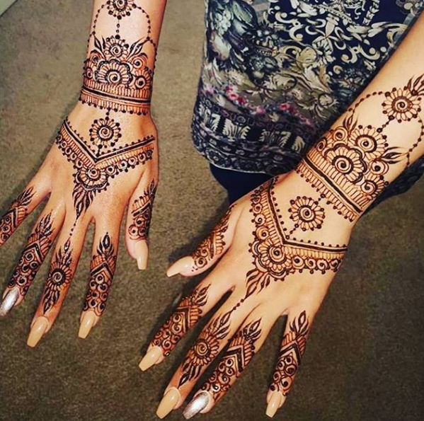 Boho Chic Mehndi Designs