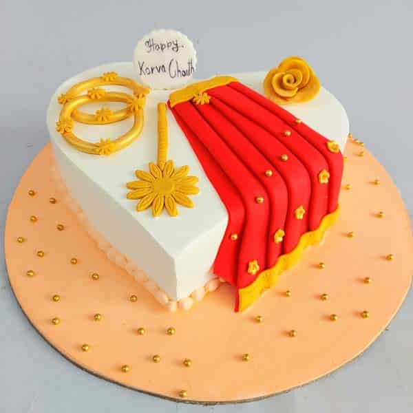 Karva Chauth Cake Design