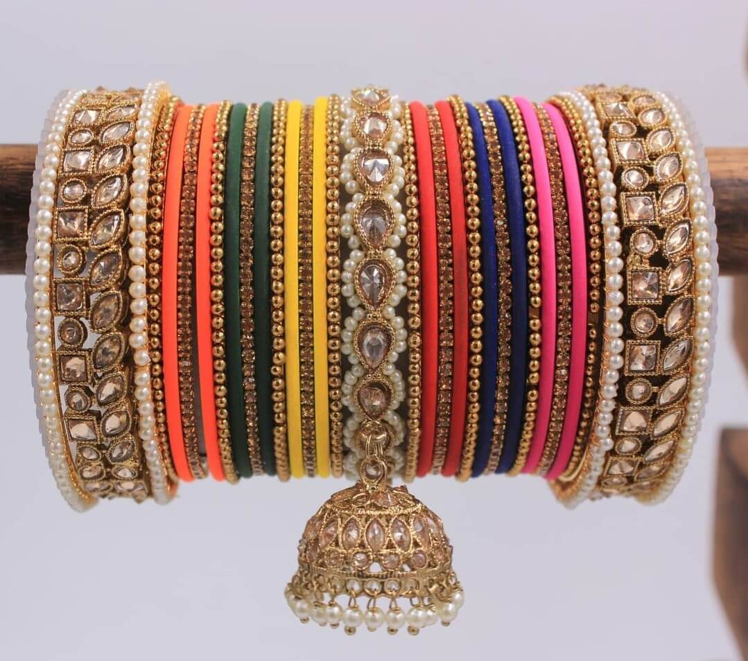Colorful Bangles for Karwa Chauth