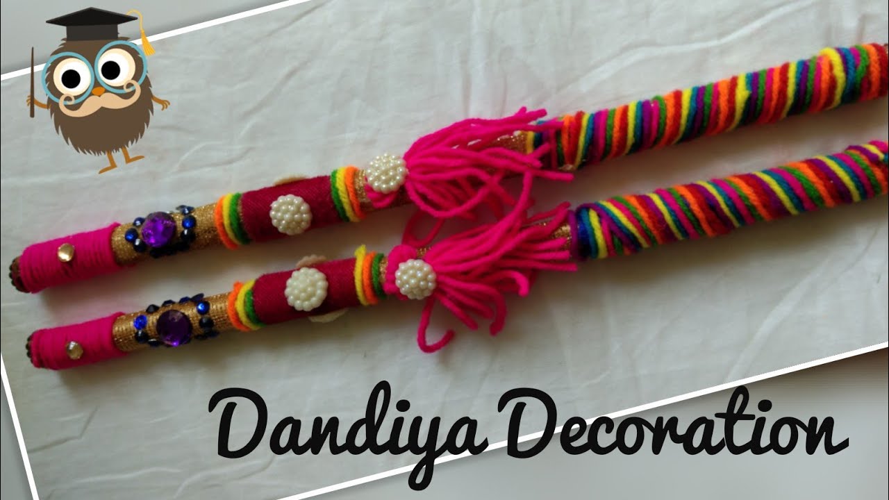 DIY Dandiya Stick