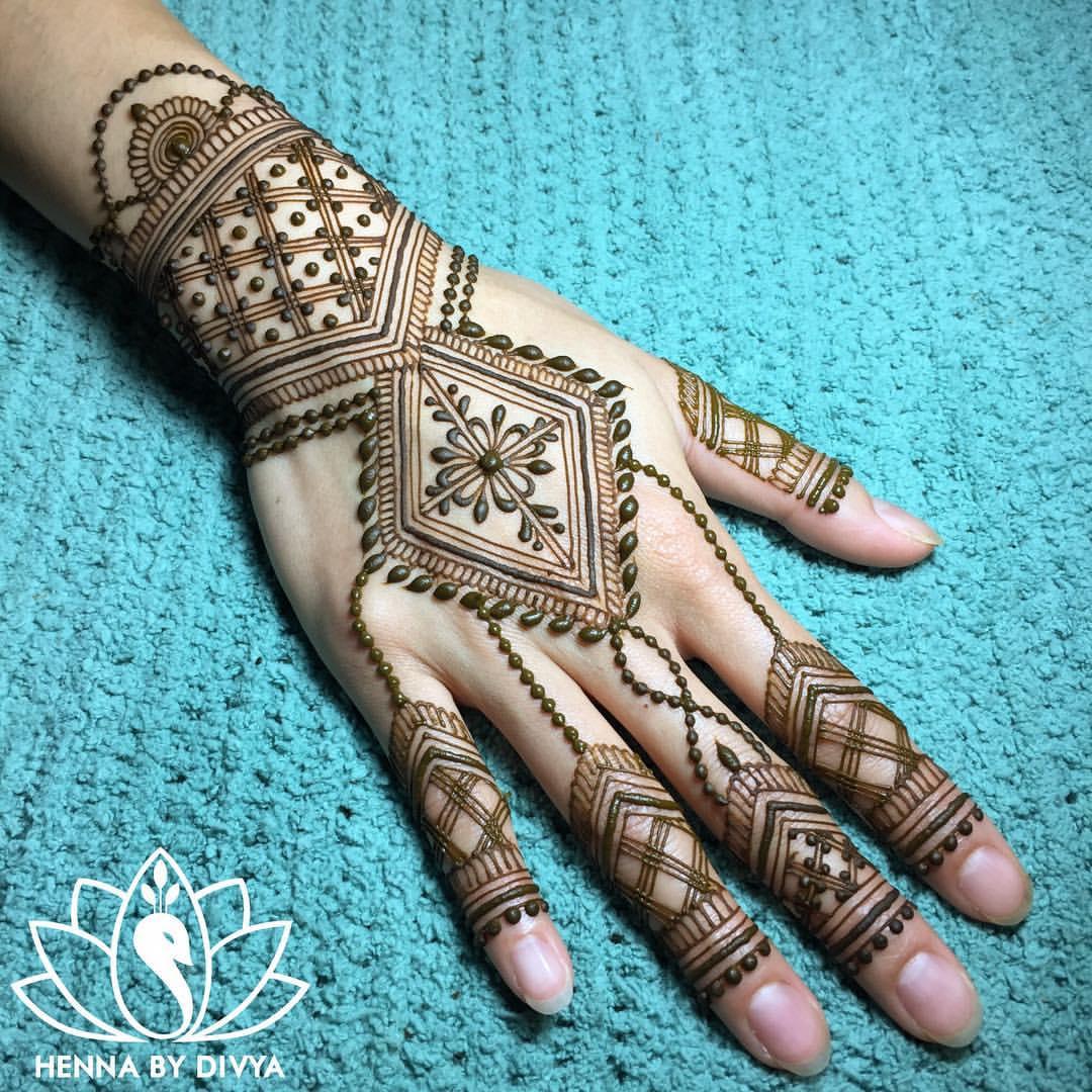 Diamond Mehndi Designs