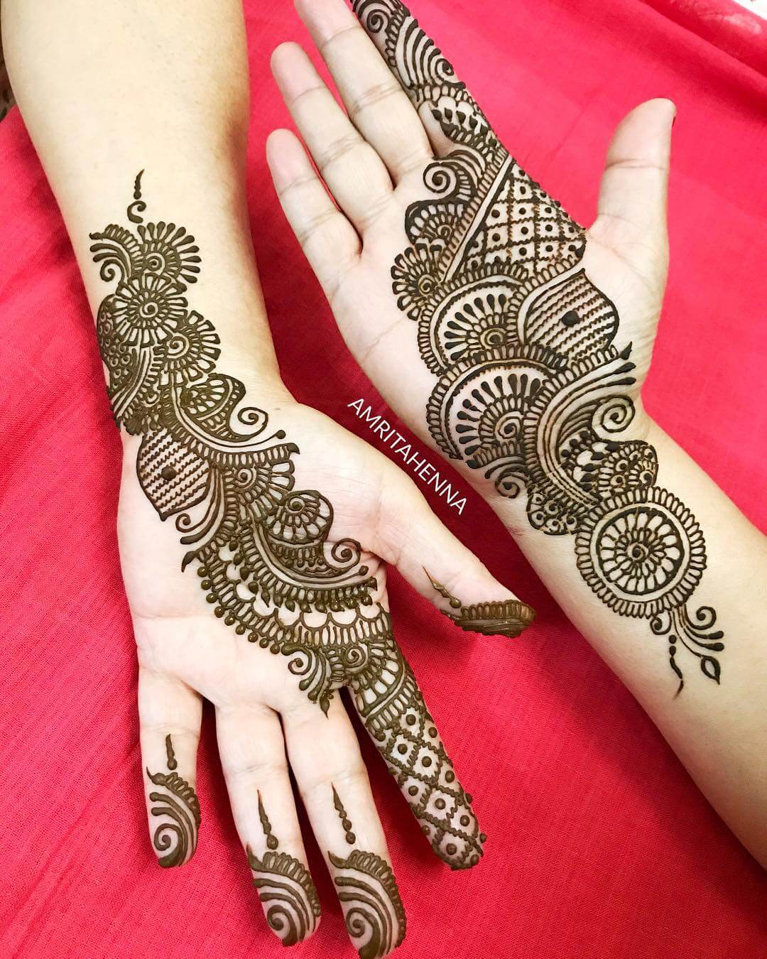 Floral Bale Mehndi Design