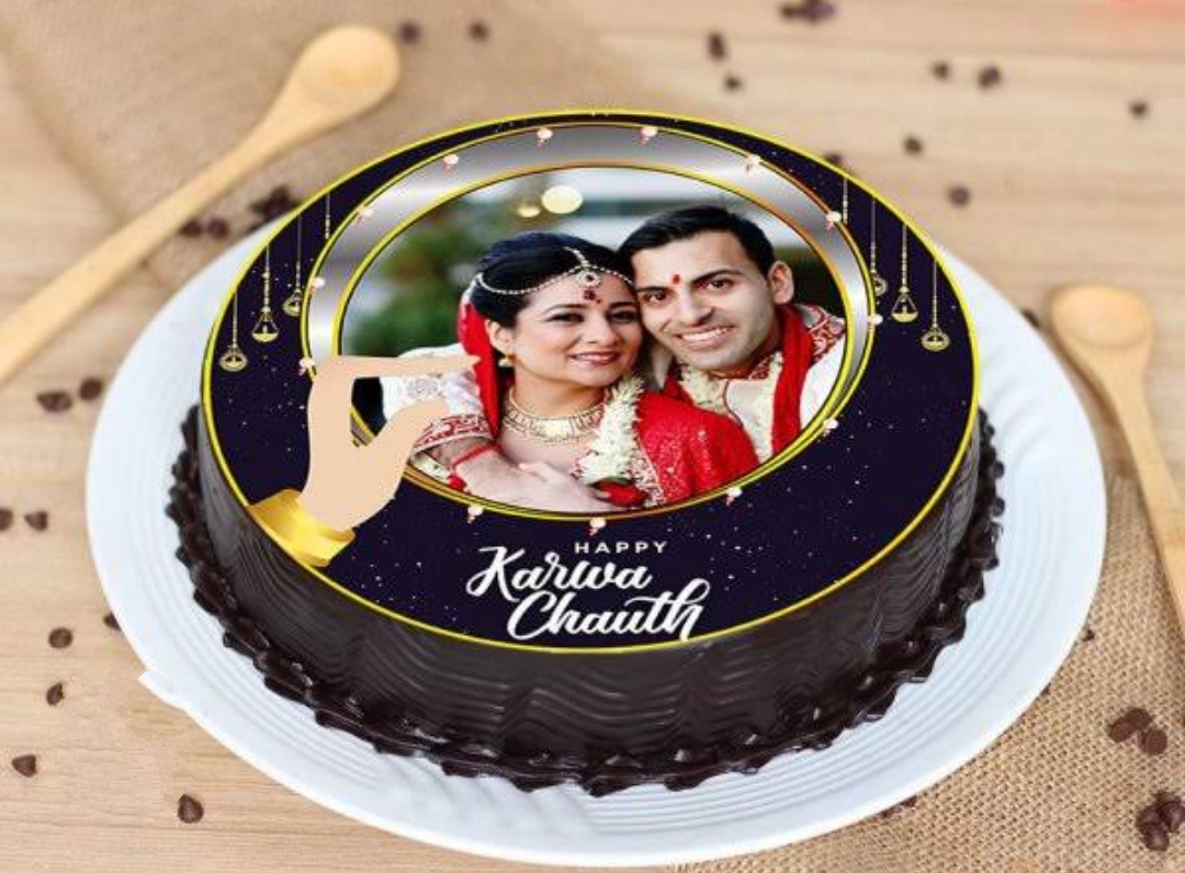 Karva Chauth Cake Design