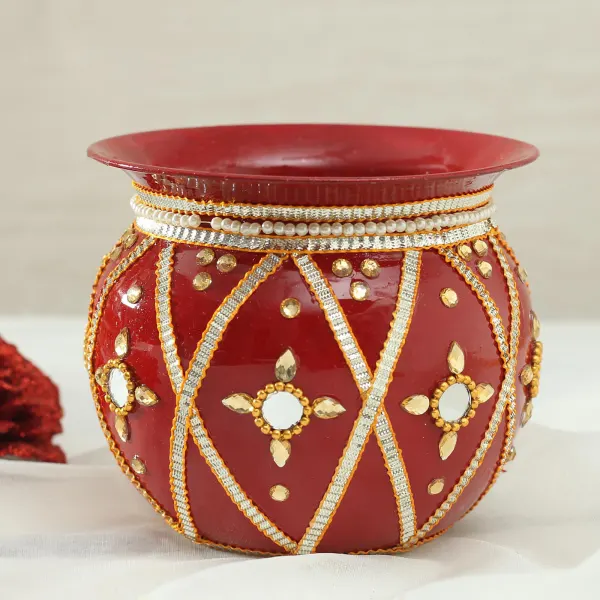 Karwa Decoration with Mirrors