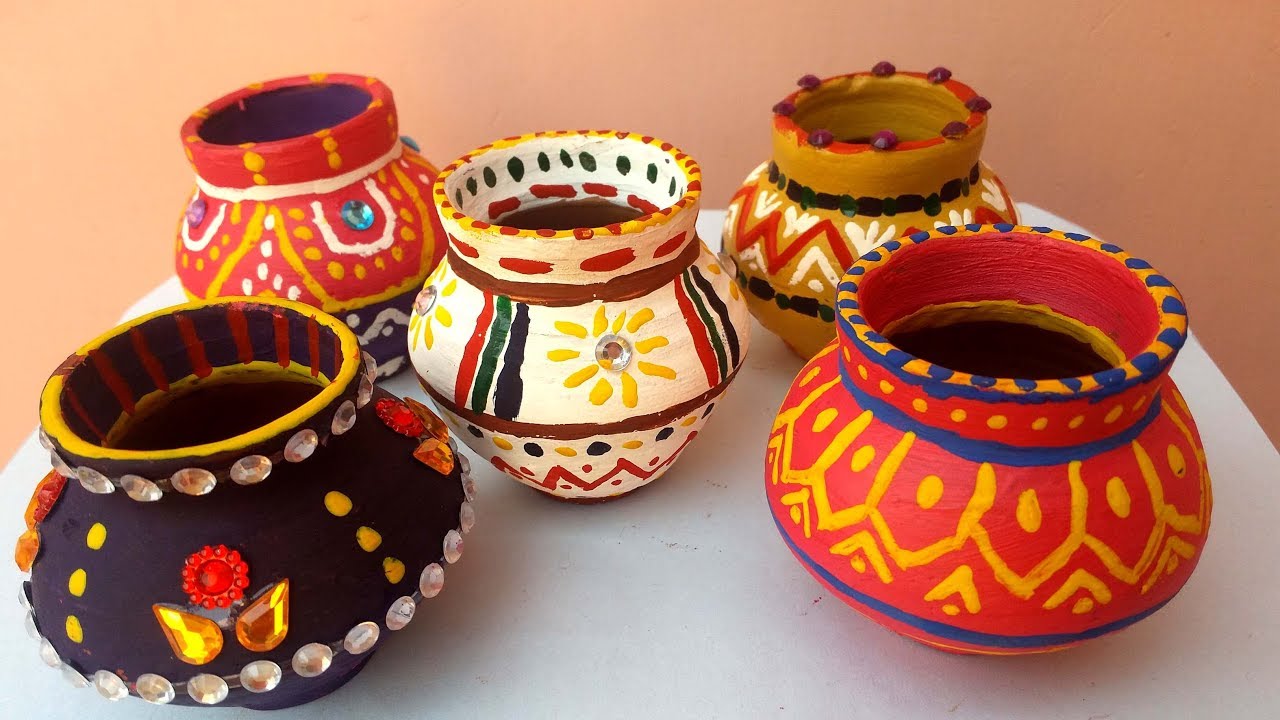 Karwa Decoration with Paint