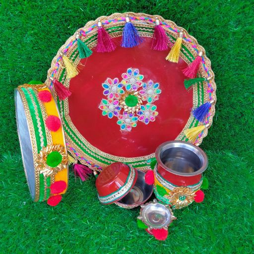 Karwa Decoration with Thread