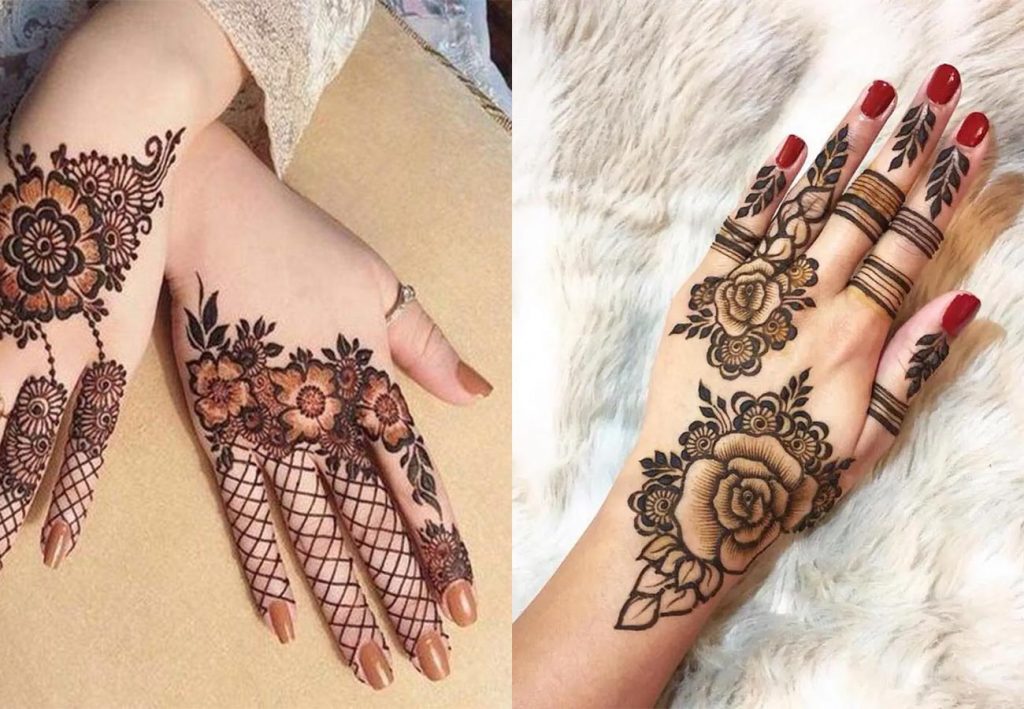 Mehndi Design On Back Of Hand