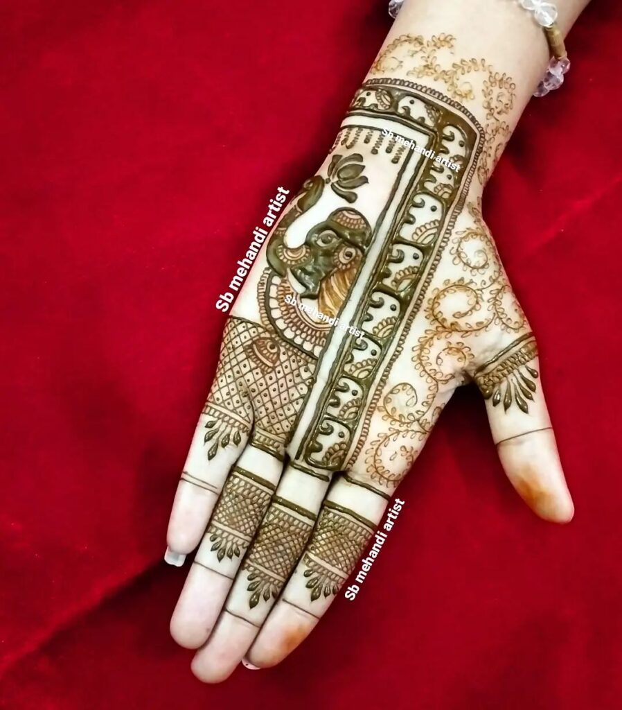 Mehndi Designs With Religious Symbols
