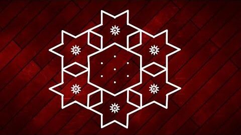 Navratri Rangoli Design with Dots