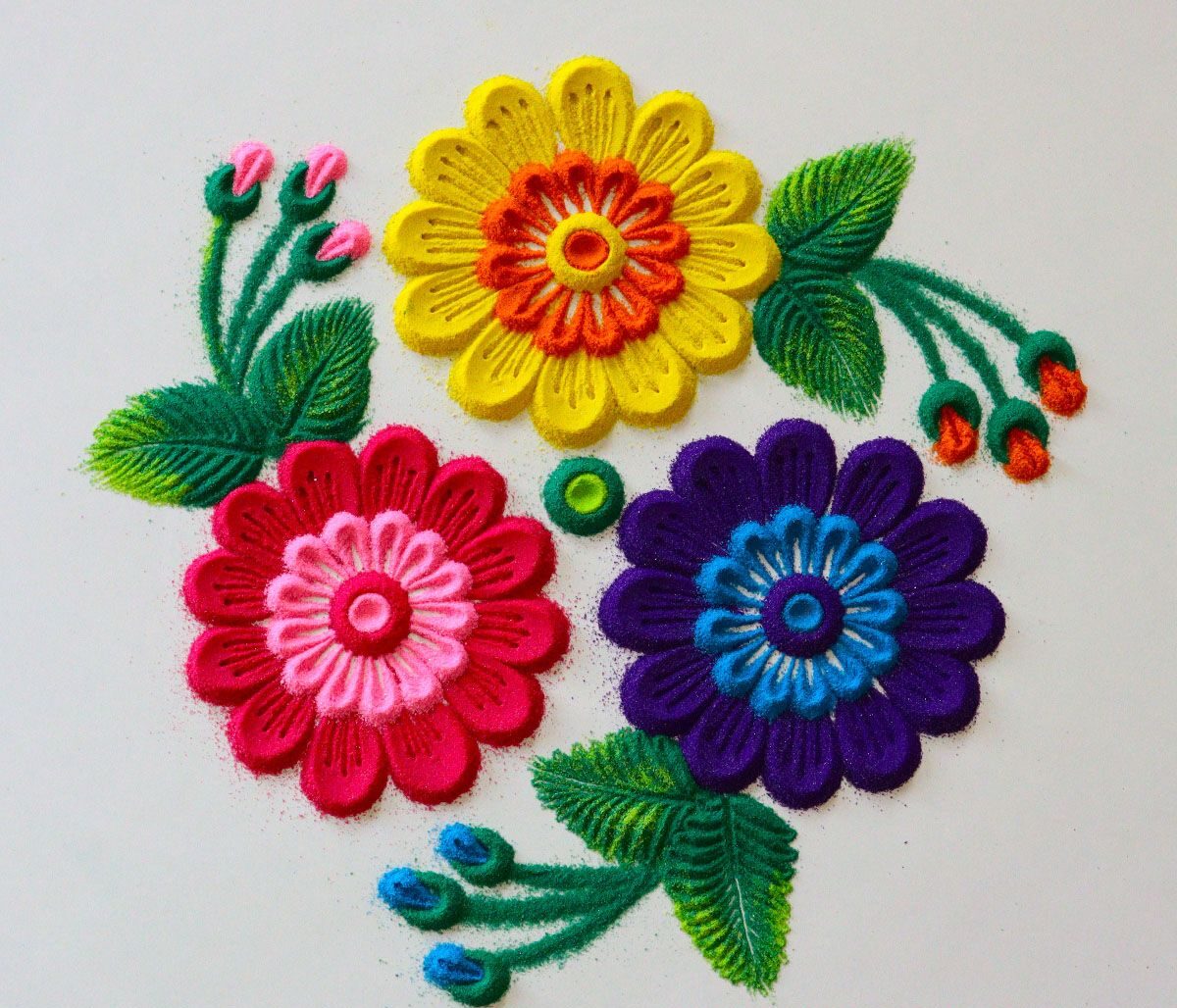 Navratri Small Rangoli Design