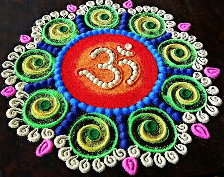 Om Rangoli Design