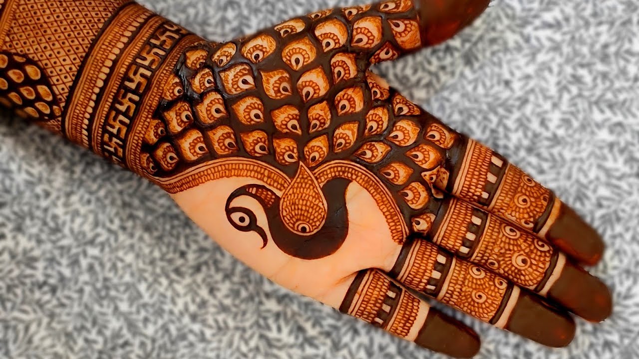 Peacock Mehndi Designs