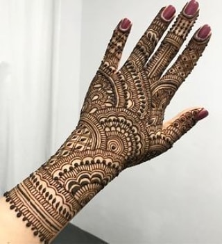 Rajasthani Mehndi Designs For Navratri