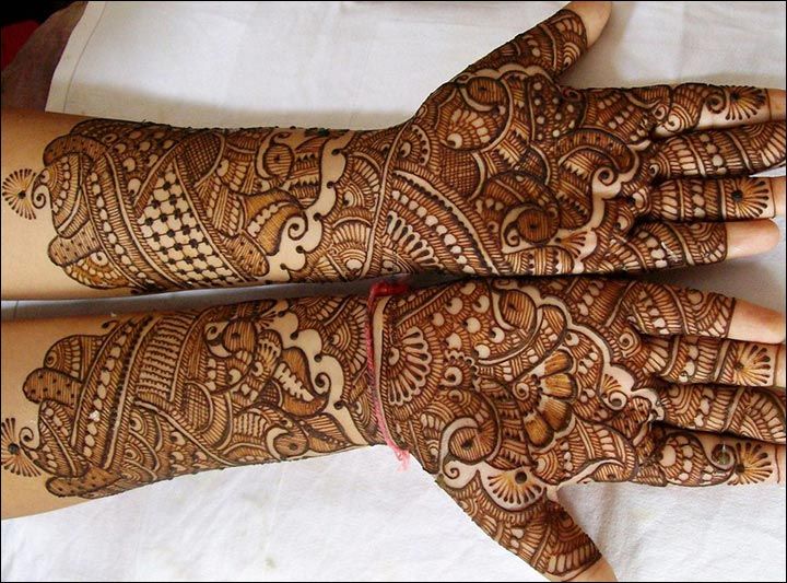 Rajasthani or Marwari Mehndi Style