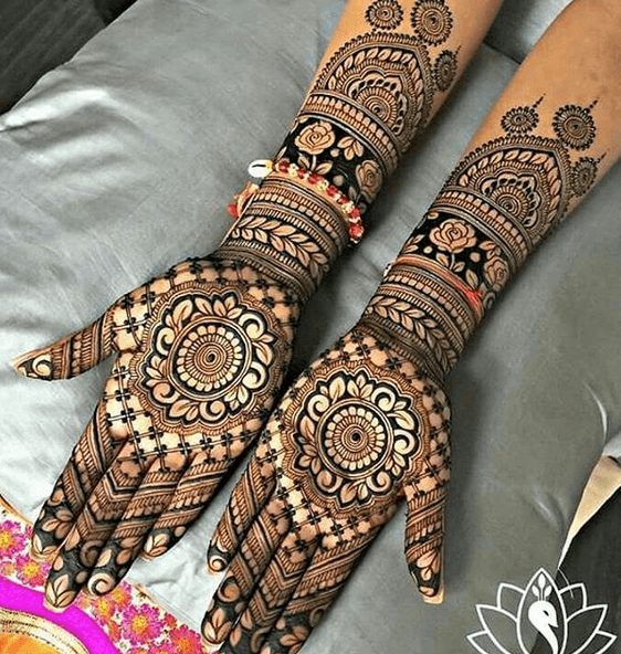 Rajasthani or Marwari Mehndi Style