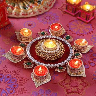 diya-and-candles-decoration