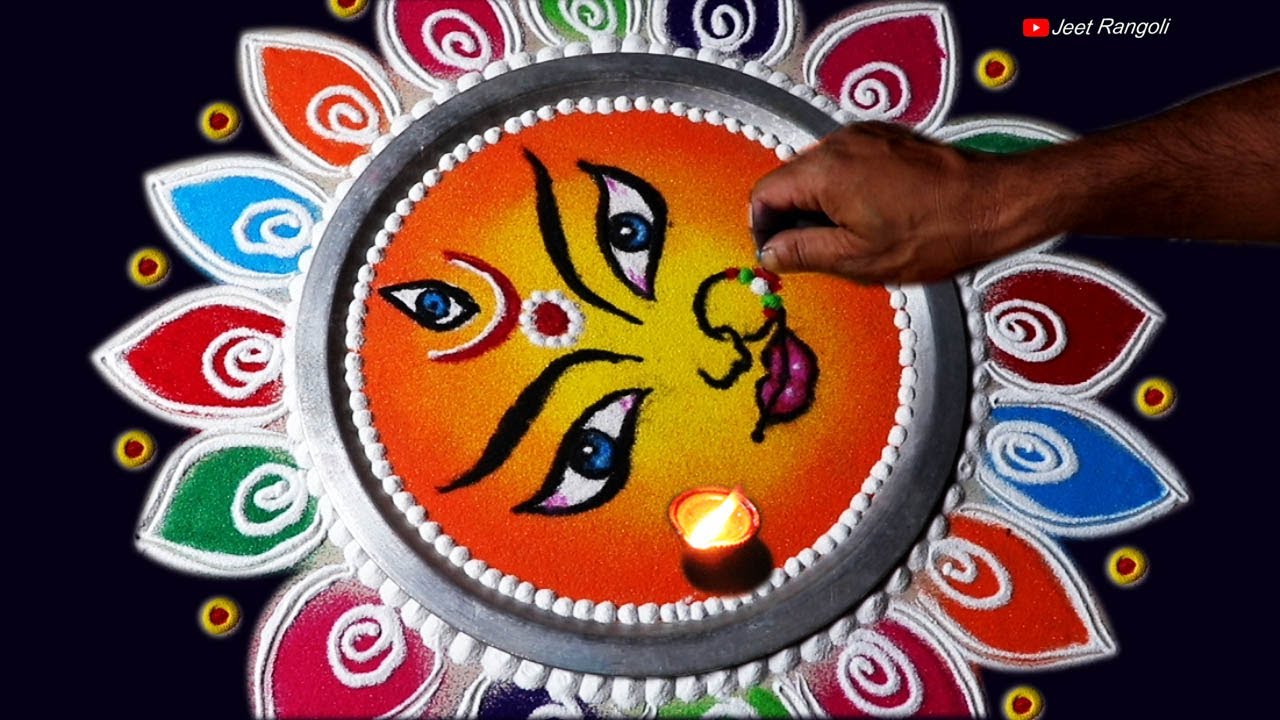 navratri rangoli