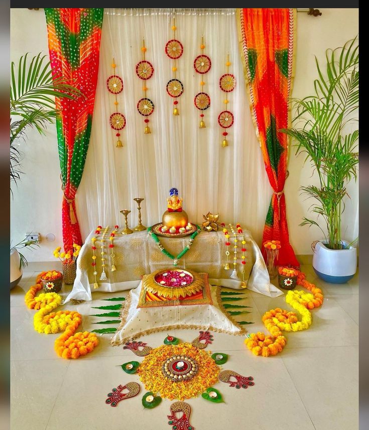 Diwali Decoration with DIY Decorative Items