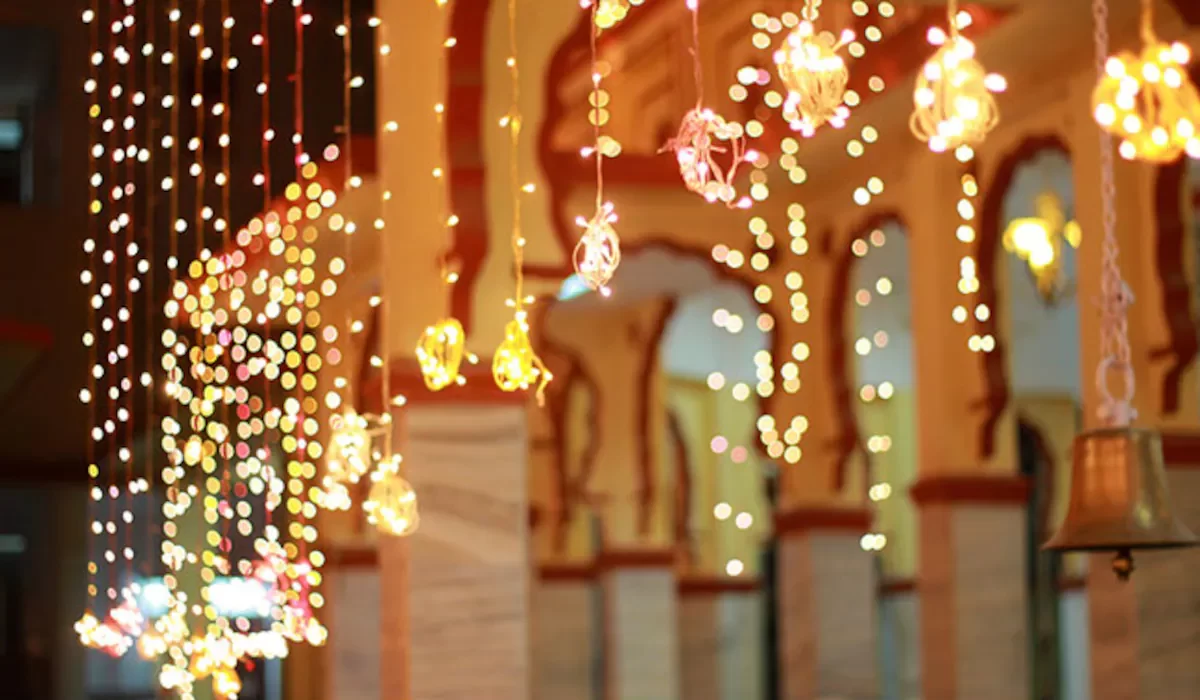 Diwali Decoration with Diwali Lights