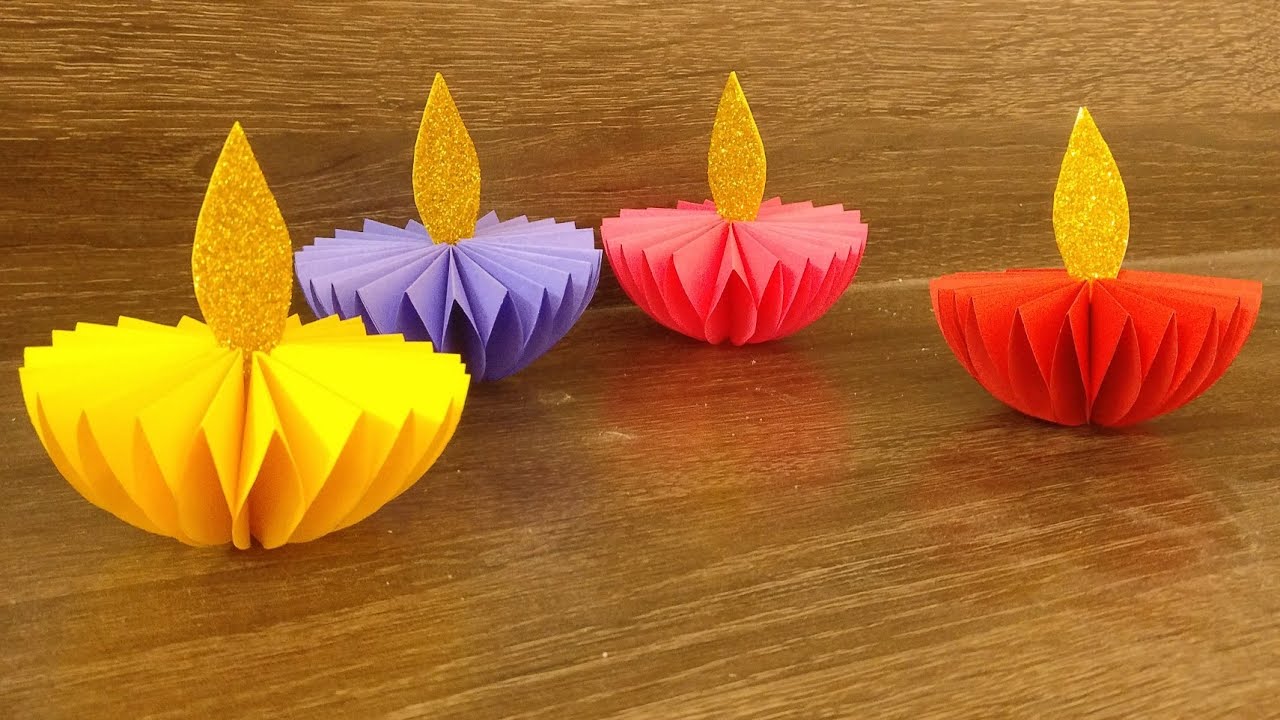 Diwali Decoration with Paper Craft Art