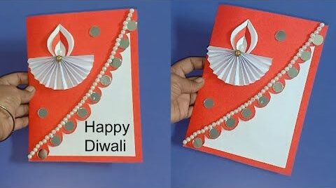 Simple Diwali Greeting Card