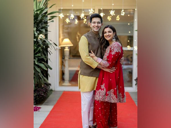 Karwa Chauth look of Parineeti Chopra and Raghav Chadha