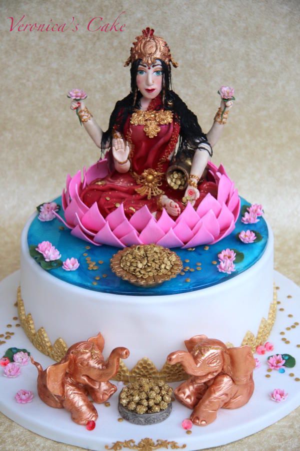 Lakshmi Cake For Diwali