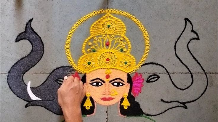 Lakshmi Mata Rangoli
