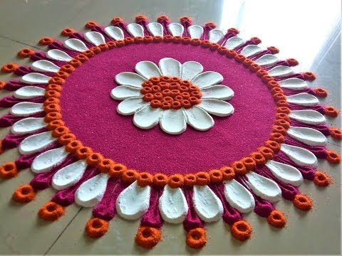 Rangoli Design with Spoon