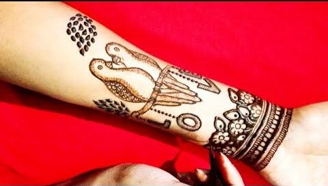 Love Bird Mehndi Design