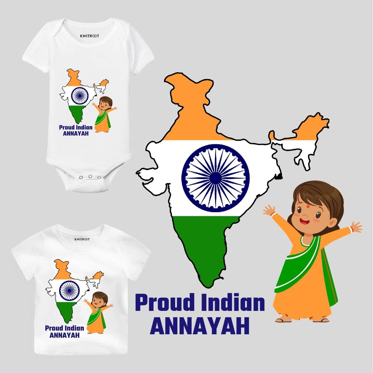 Republic Day Custom Slogan T-shirt